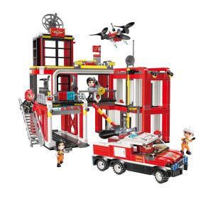 Qman Mine City Fire Line W12014 Feuerwehrhauptquartier