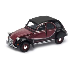 Welly - Citroen 2CV 6 Charleston 1:24 schwarz burgund