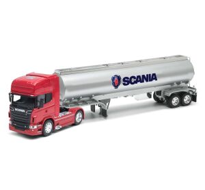 Welly SCANIA V8 R730 OIL TANKER 1:32 Rot