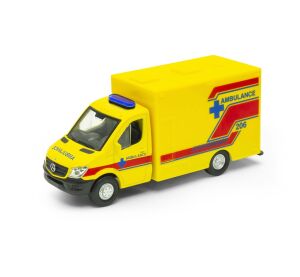 Welly Mercedes-Benz Sprinter AMBULANCE 1:34 Gelb