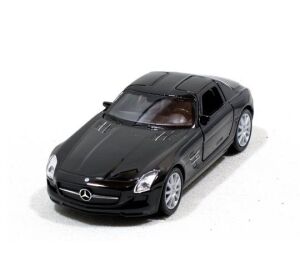 Welly - Mercedes-Benz SLS AMG Modell 1:34 schwarz