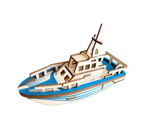 Woodcraft Hölzernes 3D Puzzle Schiff