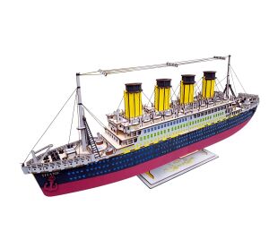 Woodcraft 3D-Holzpuzzle Titanic