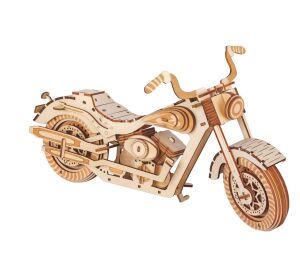 Woodcraft 3D-Holzpuzzle Motorrad HD 1