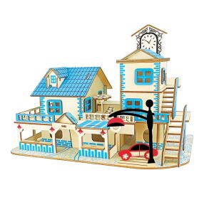 Woodcraft Hölzernes 3D puzzle Reiseziel Meer