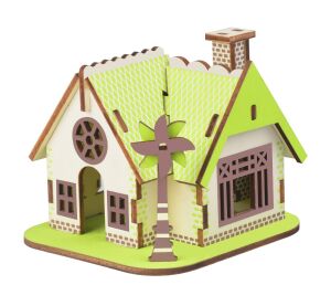 Woodcraft 3D Hölzernes Ellies Haus