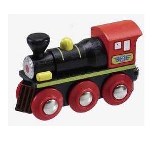 Maxim Hölzerne Dampflokomotive