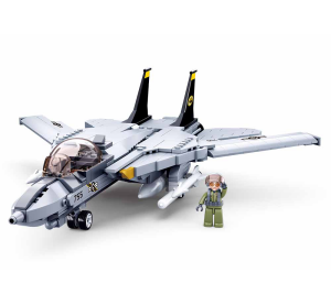 Sluban Modellbausteine M38-B0755 F-14 Tomcat Jagdflugzeug