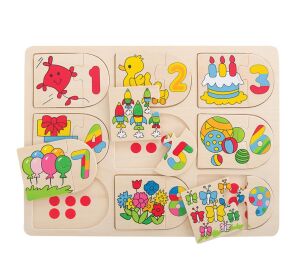 Bigjigs Toys Bild Zählen Puzzle