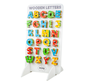Bigjigs Toys Hölzernes Stern-Alphabet
