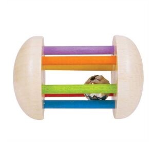 Bigjigs Baby-Achterbahn im Regenbogenkäfig