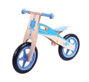 Bigjigs Toys Blaue hölzerne Babywippe