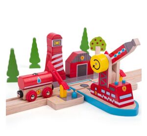 Bigjigs Rail Firefighters Seenotretter
