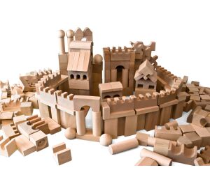 2Kids Toys Holzbausteine natur XL 220 Stk
