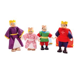 Bigjigs Toys Holzfiguren der königlichen Familie