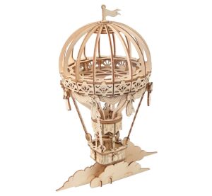 RoboTime 3D-Holzpuzzle Heißluftballon