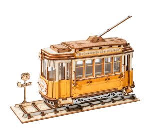 RoboTime 3D-Holzpuzzle Historische Straßenbahn