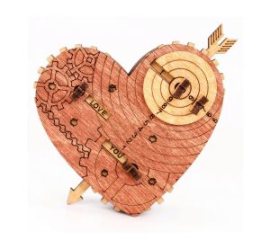 iDventure Puzzle Tresor Herz aus Holz