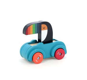 Vilac Holzspielzeugauto mit Hupe: Tukan
