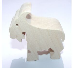 Fauna Holztier Ziege