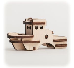 CuteWood 3D Puzzle Schiff aus Holz