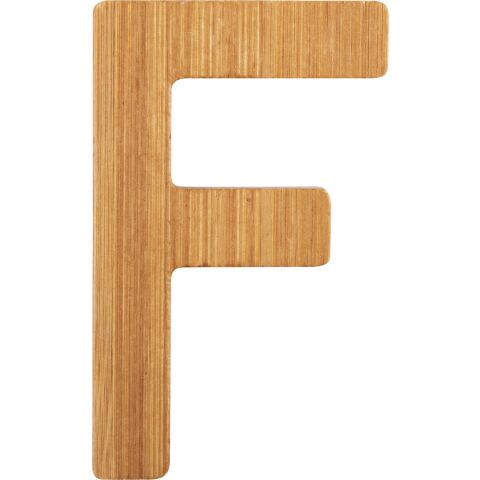 small foot Bamboo Buchstabe F