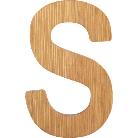 small foot Bamboo Buchstabe S