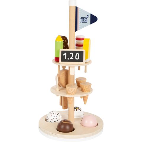 small foot Eiscreme-Stand Frisch