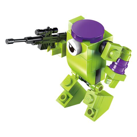 Qman Hyperfunction Tactical Unit 2101-5 Robotertruppen 3in1