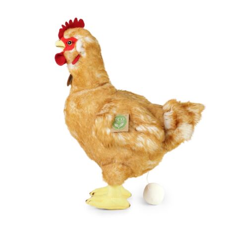 Rappa lüsch Stehhuhn 33 cm mit Ei ECO-FRIENDLY