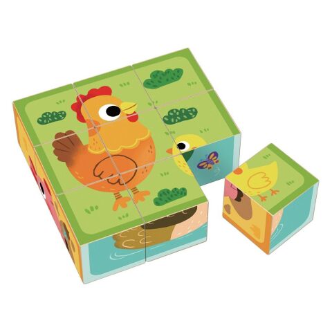 2Kids Toys Holzklötze Bauernhof