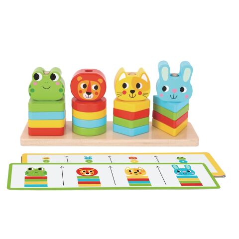 2Kids Toys Einsetzbare Tierfreunde