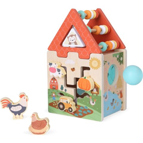 2Kids Toys Motorikwürfel Bauernhof 2 in 1