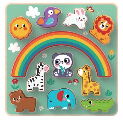 2Kids Toys Balancierspiel mit Tieren 2in1