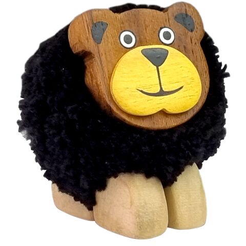 2Kids Toys Holzfigur XL mit Pompon Bär
