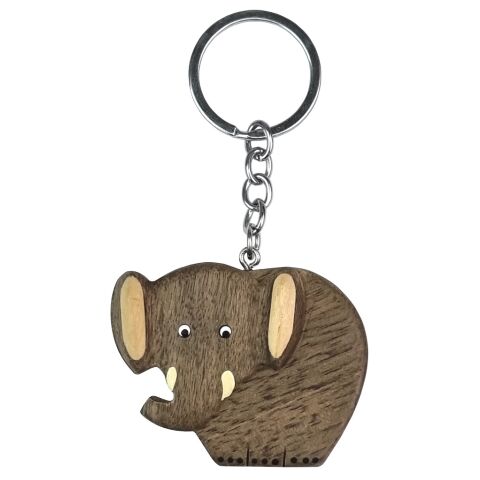 2Kids Toys Großer Schlüsselanhänger aus Holz Elefant
