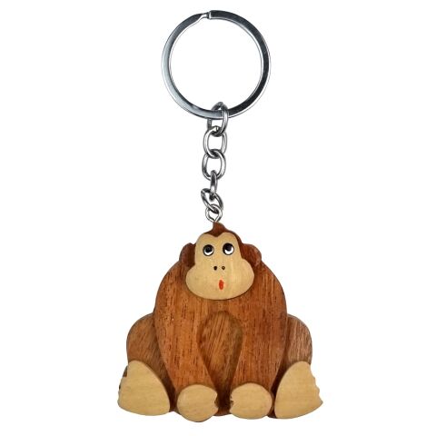 2Kids Toys Großer Schlüsselanhänger aus Holz Affe