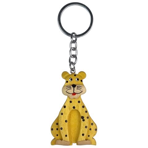 2Kids Toys Großer Schlüsselanhänger aus Holz Leopard