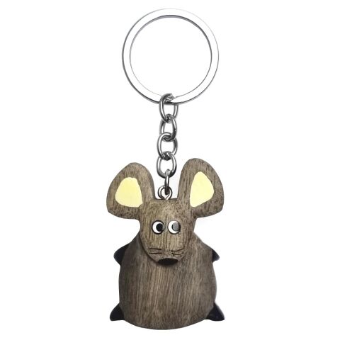2Kids Toys Großer Schlüsselanhänger aus Holz Maus