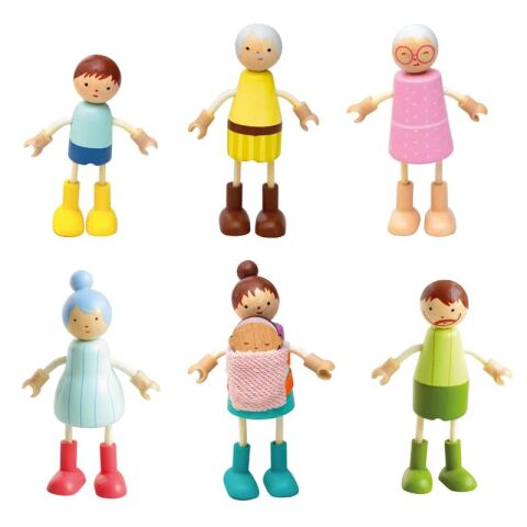 2Kids Toys Puppenhaus-Figuren Familie