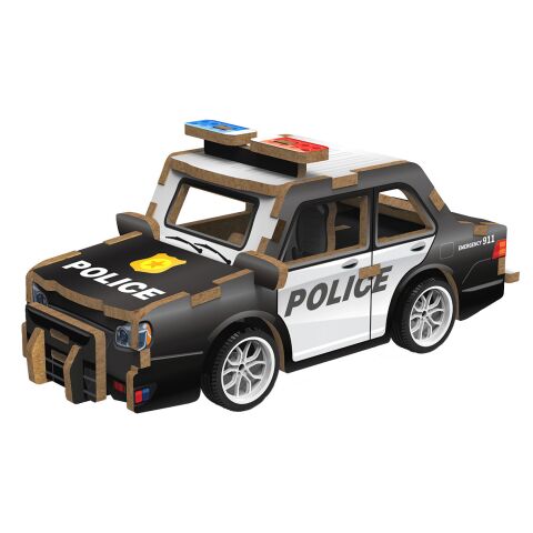 2Kids Toys 3D-Holzpuzzle Polizeiauto