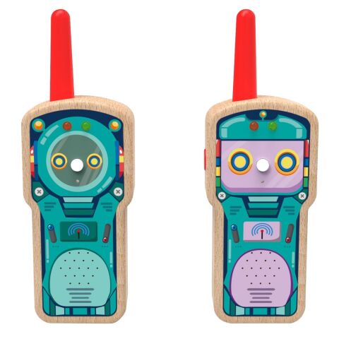 2Kids Toys Holz Walkie-Talkies für Kinder Roboter
