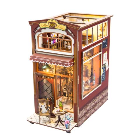 2Kids Toys 3D Puzzle Buchstütze
 Miniaturhaus Cafe