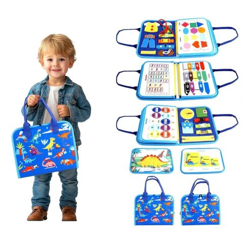2Kids Toys Sensorisches Beschäftigungsbuch Dinosaurier 2