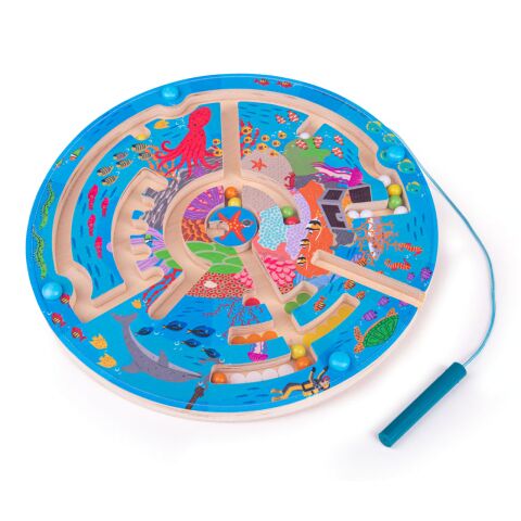 Bigjigs Toys Magnetisches Labyrinth Unterwasserleben
