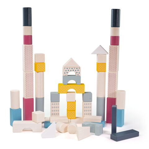 Bigjigs Toys Eimer mit Blöcken 50 Stück