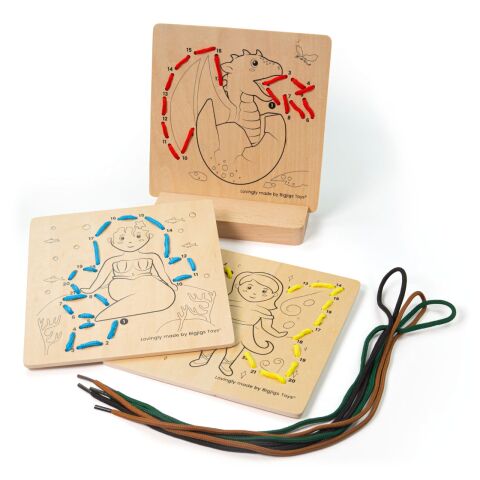 Bigjigs Toys Anziehen nach Zahlen Fairy Tales