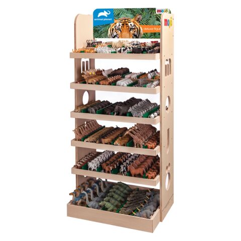 Mojo Werbedisplay aus Holz