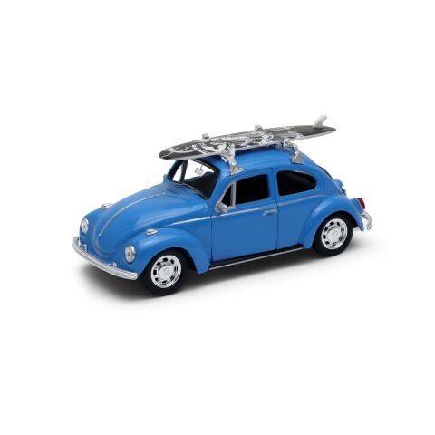 Welly Volkswagen Käfer mit Surfbrett 1:34 gelb