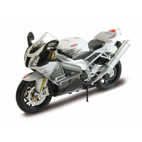 Welly Motorrad Aprilia RSV 1000R 1:10 silber